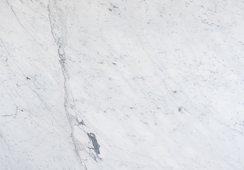 White Carrara C Polished Marble Slab Random