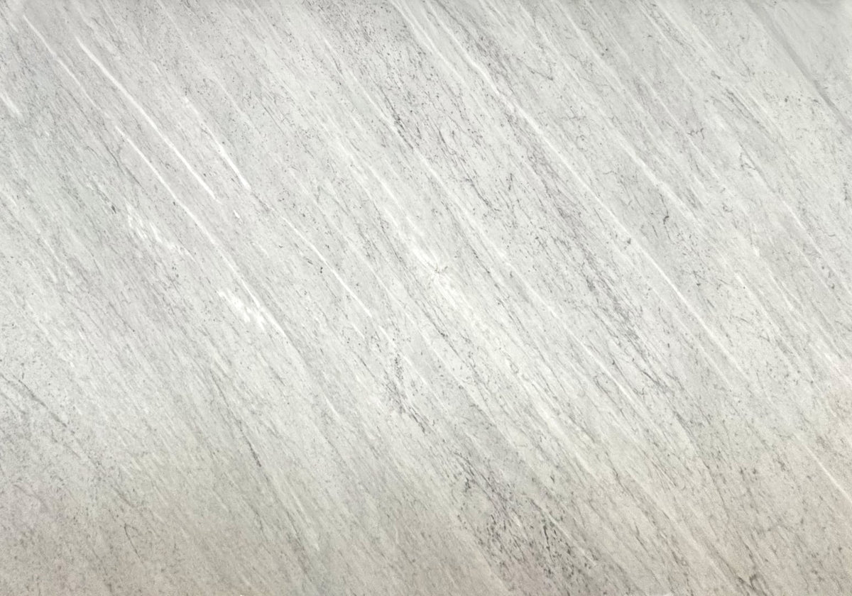 White Carrara C Supreme Honed Marble Slab Random 1 1/4