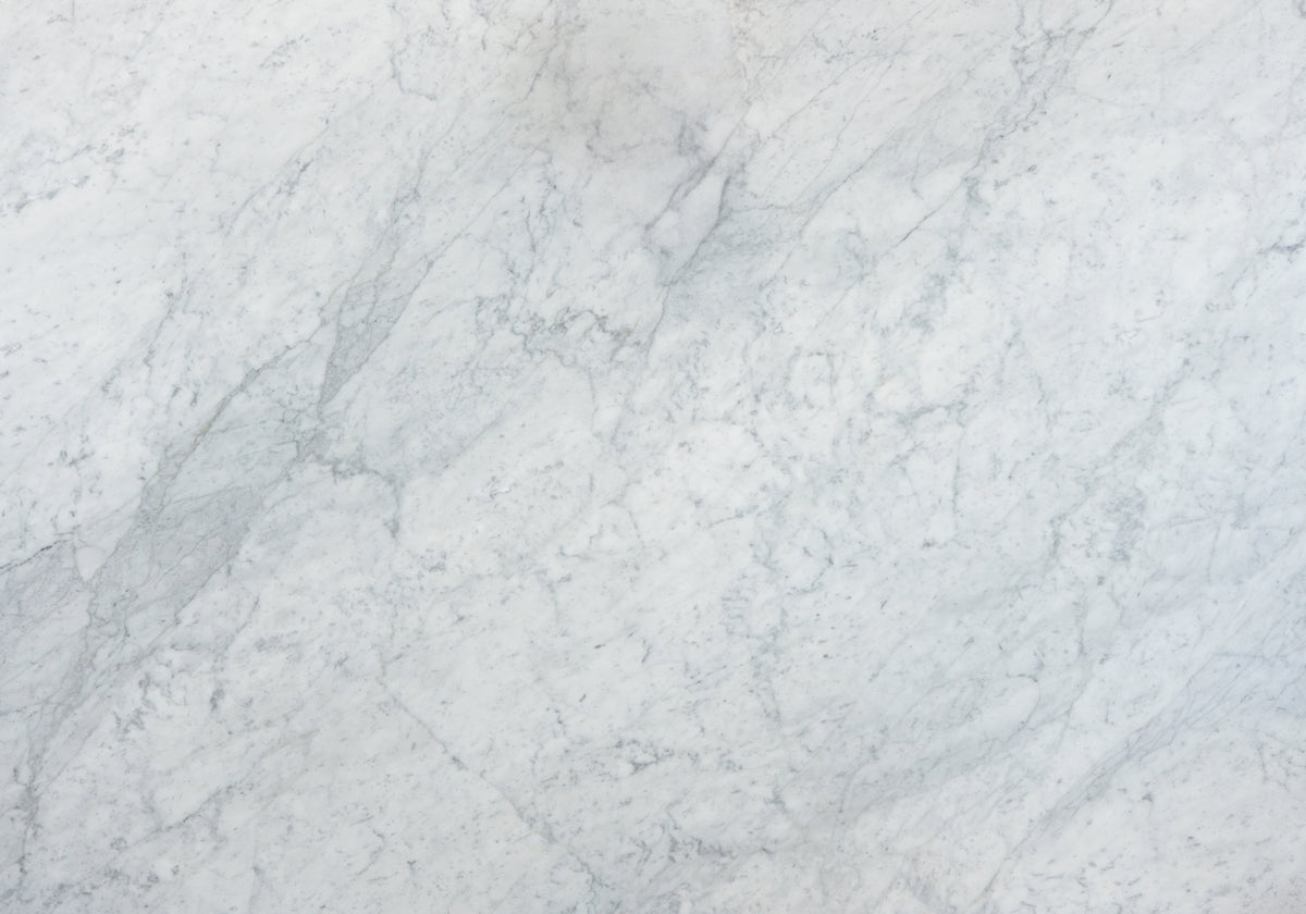 White Carrara C Supreme Honed Marble Slab Random 3/4