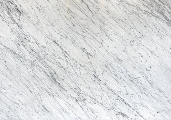 White Carrara C Supreme Polished Marble Slab Random 3/4