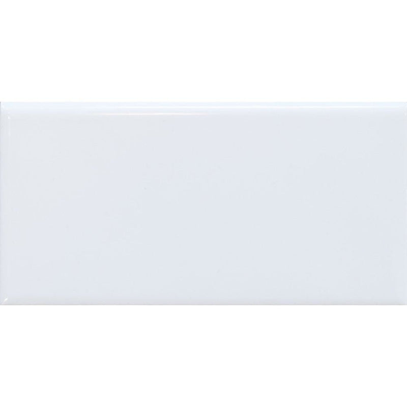 White Glazed Long Side Bullnose Colore Look Ceramic Tiles 3x6 Ceramic Glazed 3x12 Tiles