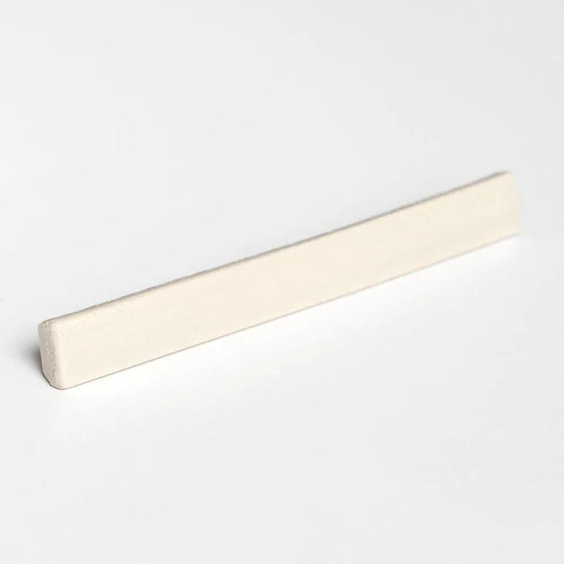White Glossy Edge Trim Ceramic Moldings 5/8x6