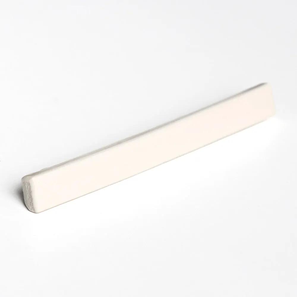 White Glossy Edge Trim Ceramic Moldings 5/8x6