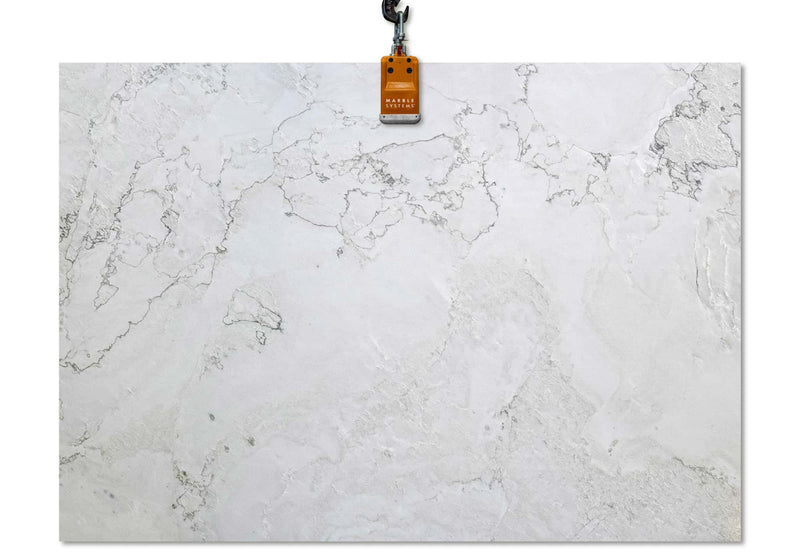 White Macaubas Polished Quartzite Slab Random