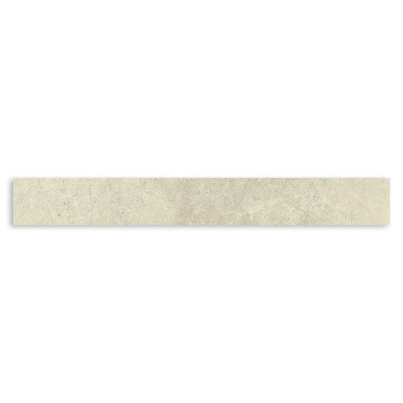 White Matte Bullnose Porcelain Moldings 3x24 by Stonetiledepot