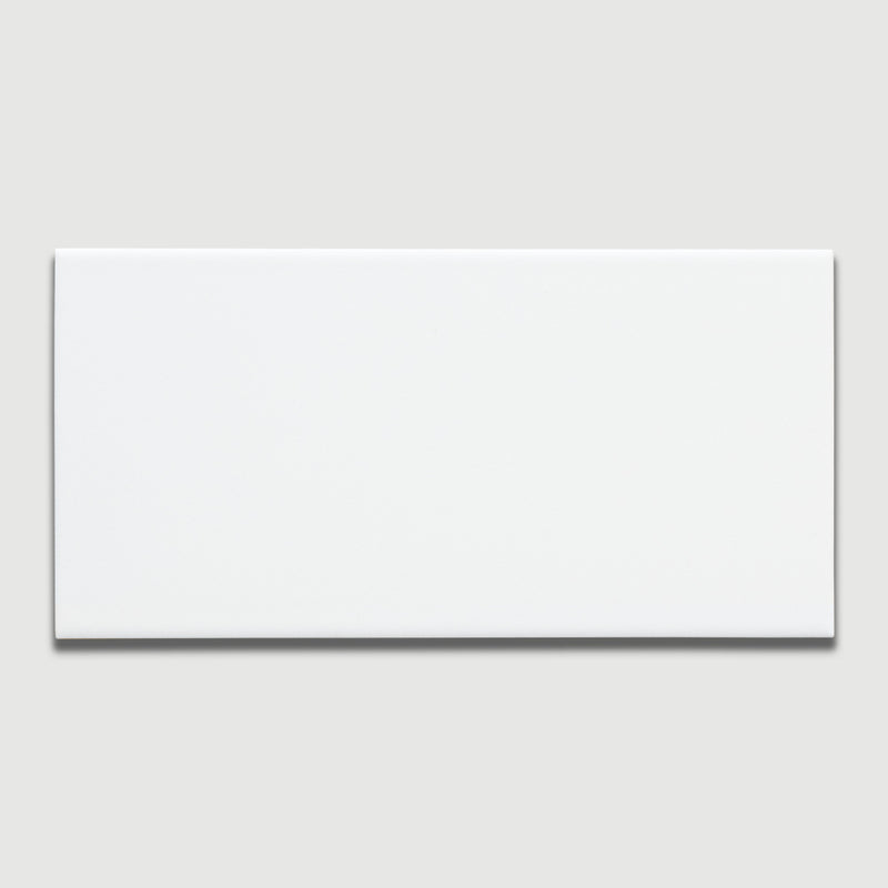 White Matte Ceramic Tiles 4x8 Ceramic Matte 4x8 Tiles — 2