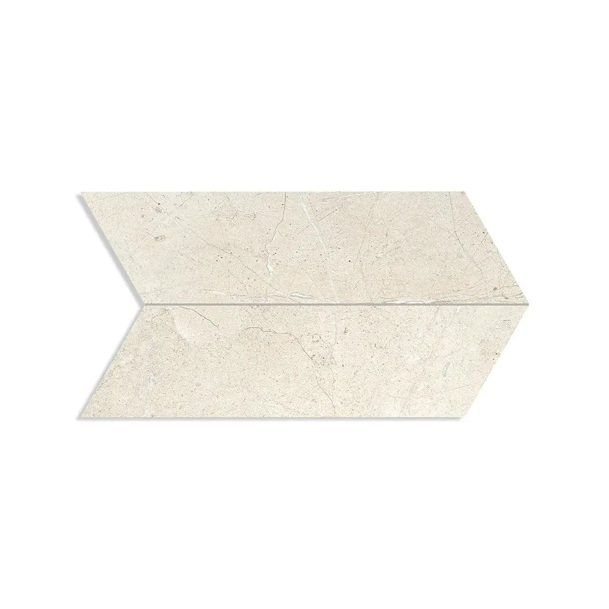 White Matte Porcelain Tiles 5 45/64x19 1/2 by Stonetiledepot