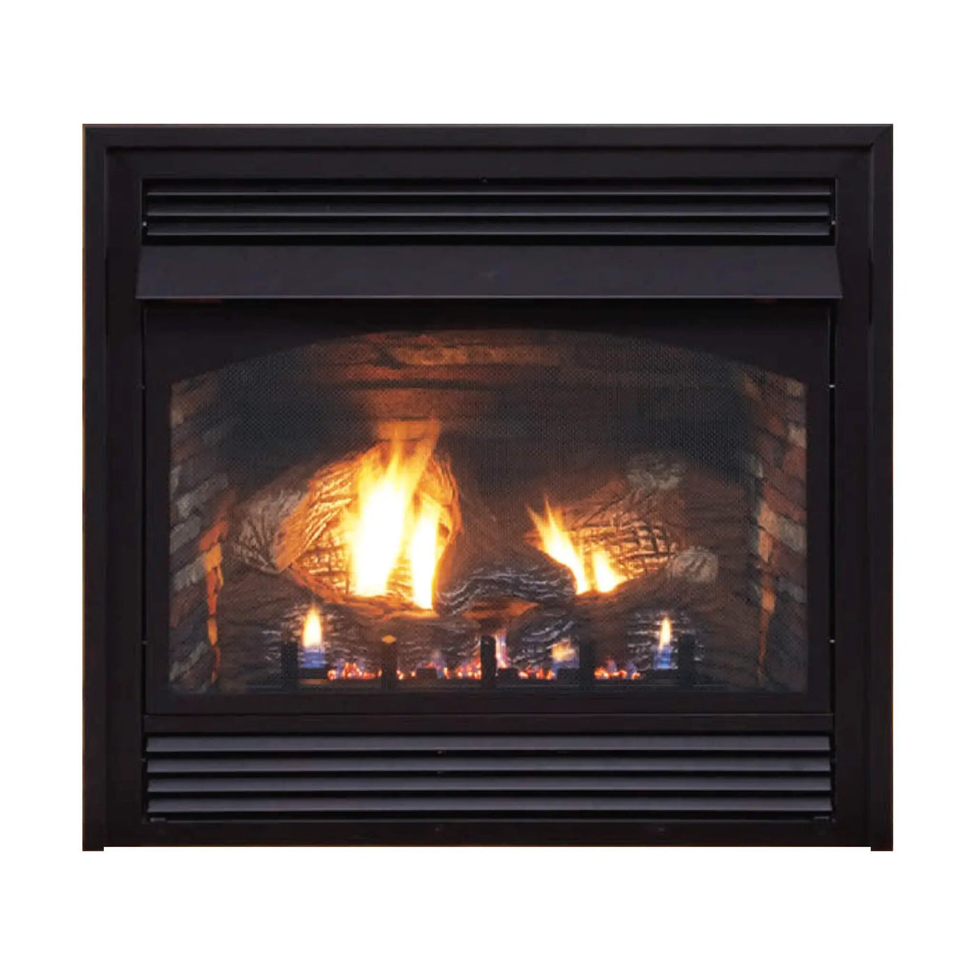 White Mountain Hearth (Empire) Vail 32-Inch Vent-Free Propane/Natural Gas Fireplace With Outer Frame, Hood, Louvers (SAK41582) by SAKSBY WHOLESALE
