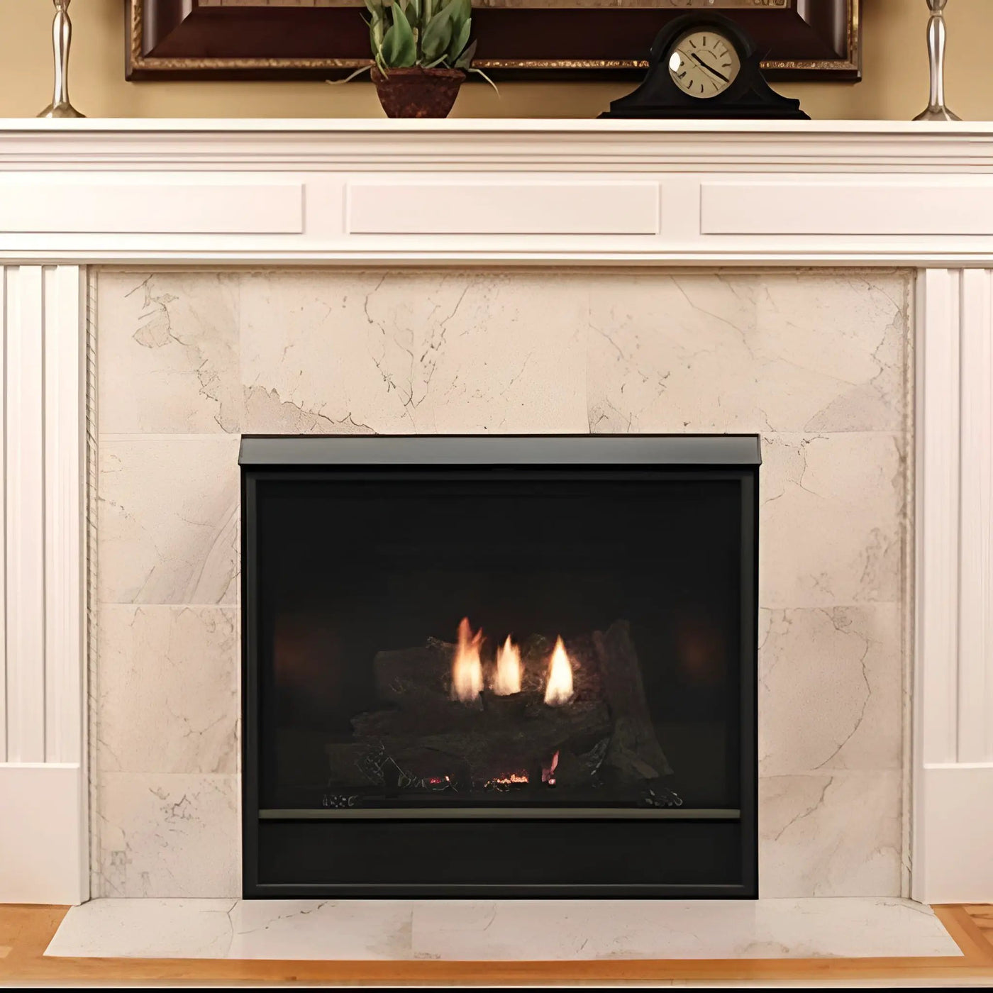 White Mountain Hearth (Empire) Tahoe 42-Inch Clean Face Direct Vent Deluxe Millivolt Fireplace [DVCD42FP30N/71P] (SAK56352) by SAKSBY WHOLESALE