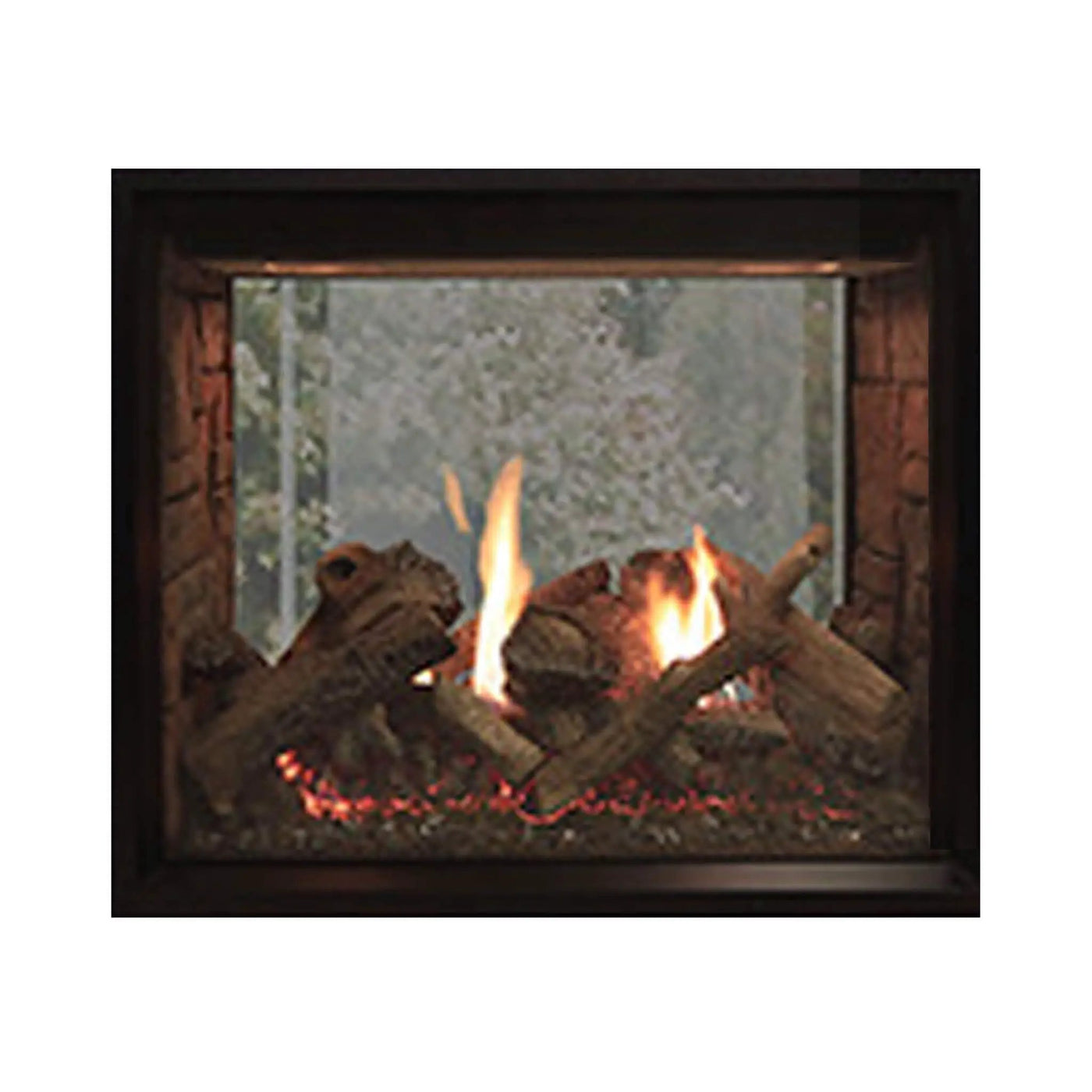 White Mountain Hearth Rushmore 40-Inch TruFlame Clean Face Direct Vent Fireplace [DVCT40CSP95] (SAK34829) by SAKSBY WHOLESALE