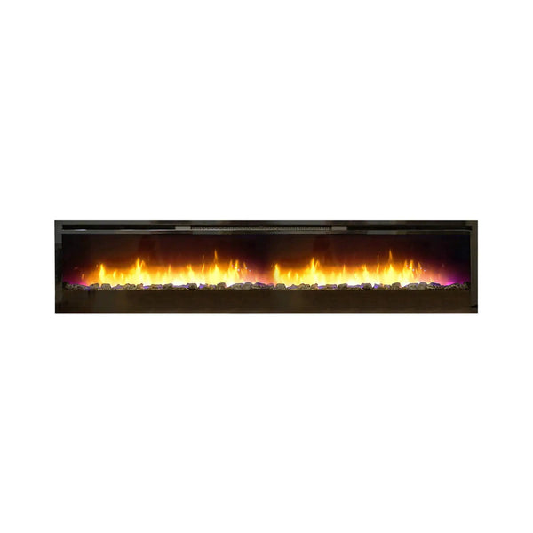 White Mountain Hearth (Empire) Nexfire 74-Inch Contemporary Linear Electric Wall Mount Fireplace [EBL74] (SAK14782)