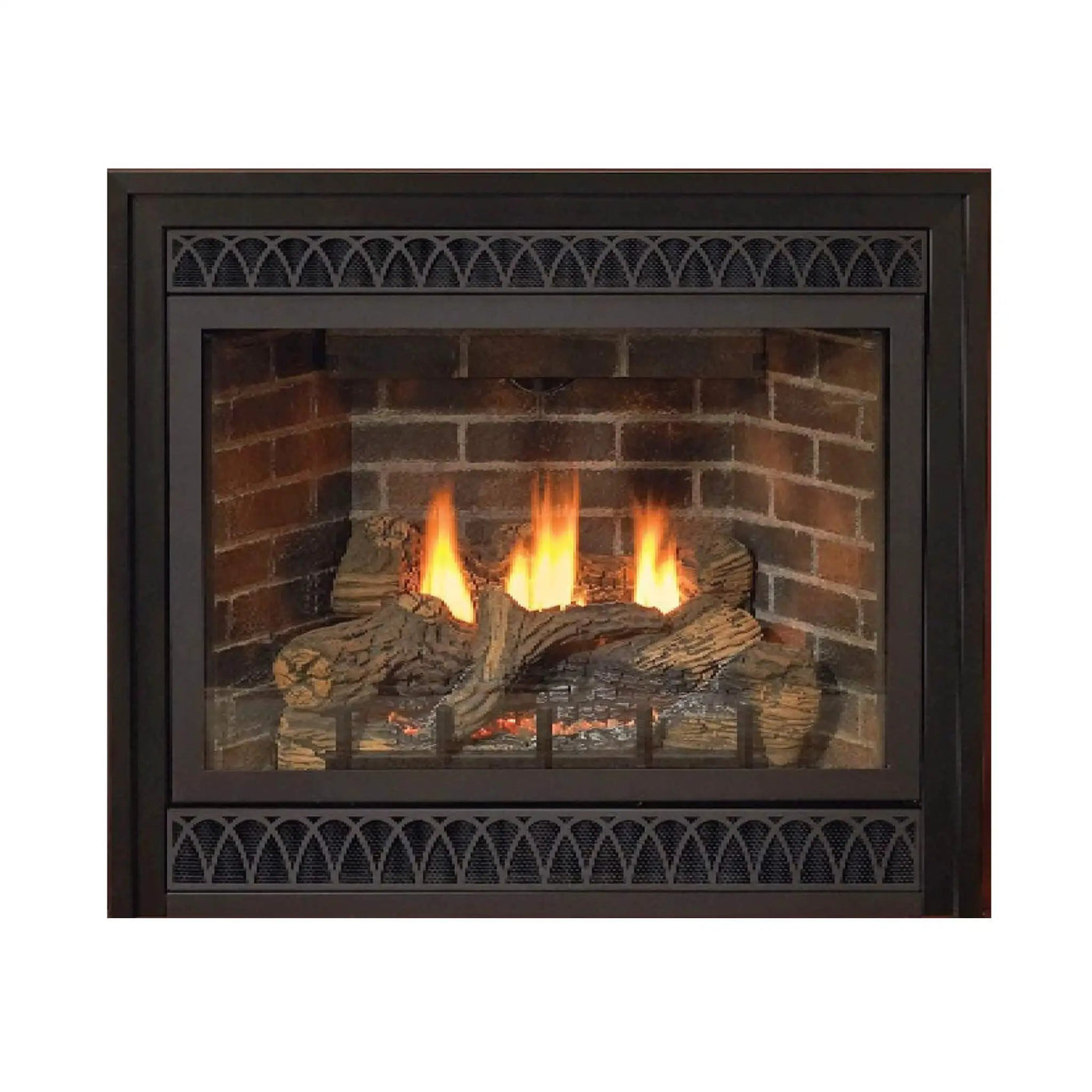 White Mountain Hearth (Empire) Tahoe 32-Inch Direct Vent Deluxe Fireplace With On/Off Switch [DVD32FP] (SAK35129) by SAKSBY WHOLESALE