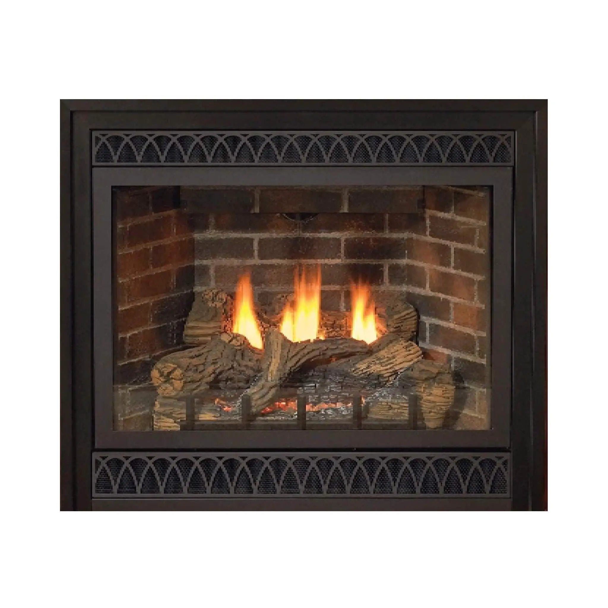 White Mountain Hearth (Empire) Tahoe 36-Inch Propane Gas Direct Vent Deluxe Fireplace [DVD36FP] (SAK67105) by SAKSBY WHOLESALE