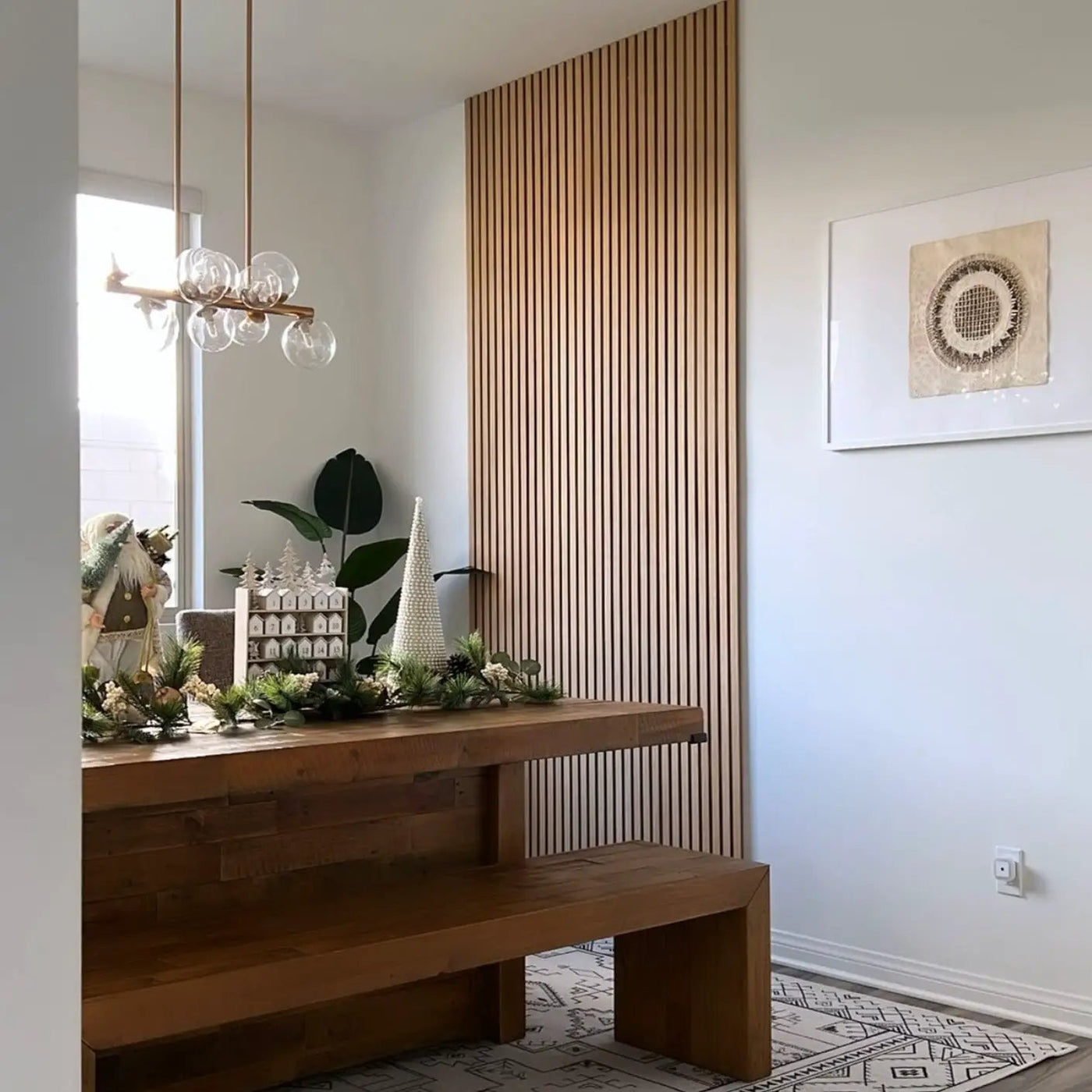 White Oak (Grey Felt) Willow Panel by andor willow