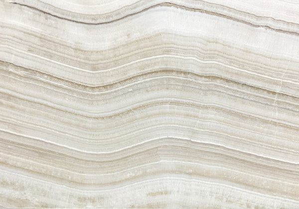 White Onyx Honed Slab Random