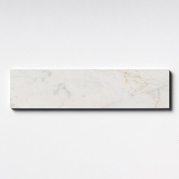 White Pearl Honed Subway Marble Tiles 3x12
