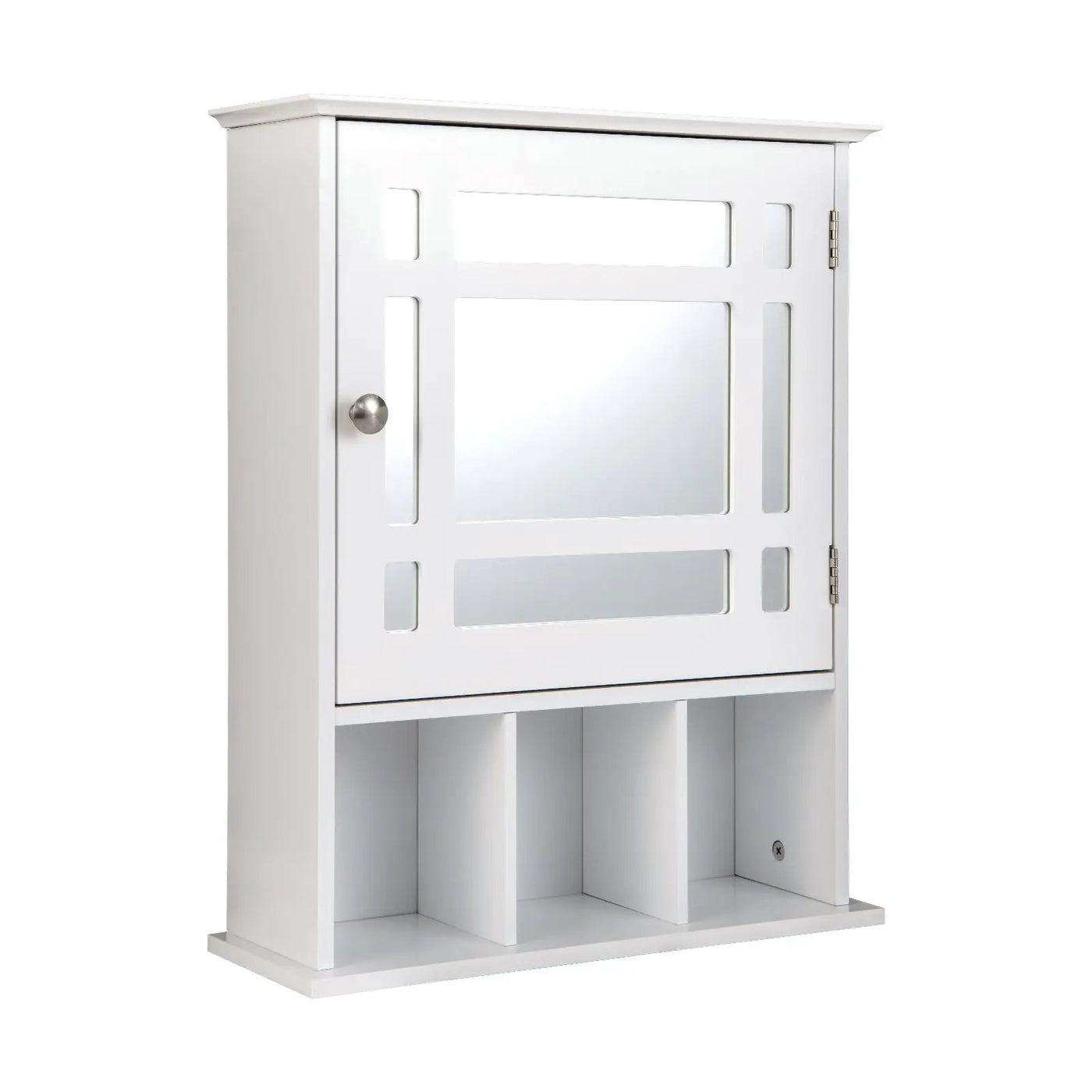Wall Mounted and Mirrored Bathroom Cabinet by DirectDeals