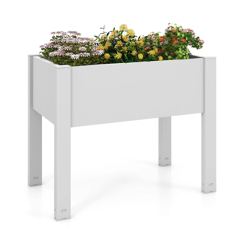 53L Raised Bed Grow Box Self-Watering Planter Box Stand with Water Level Monitor by DirectDeals