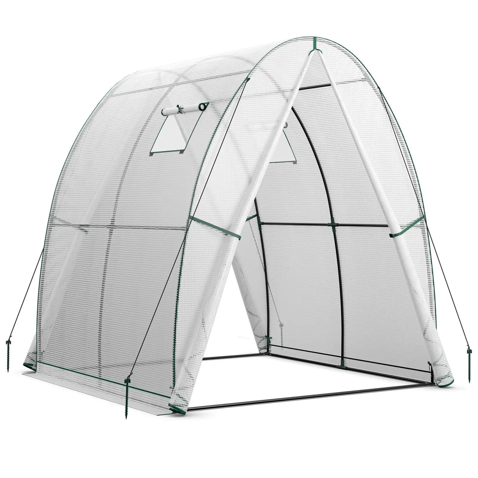 6 x 6 x 6.6 FT Outdoor Wall-in Tunnel Greenhouse by DirectDeals