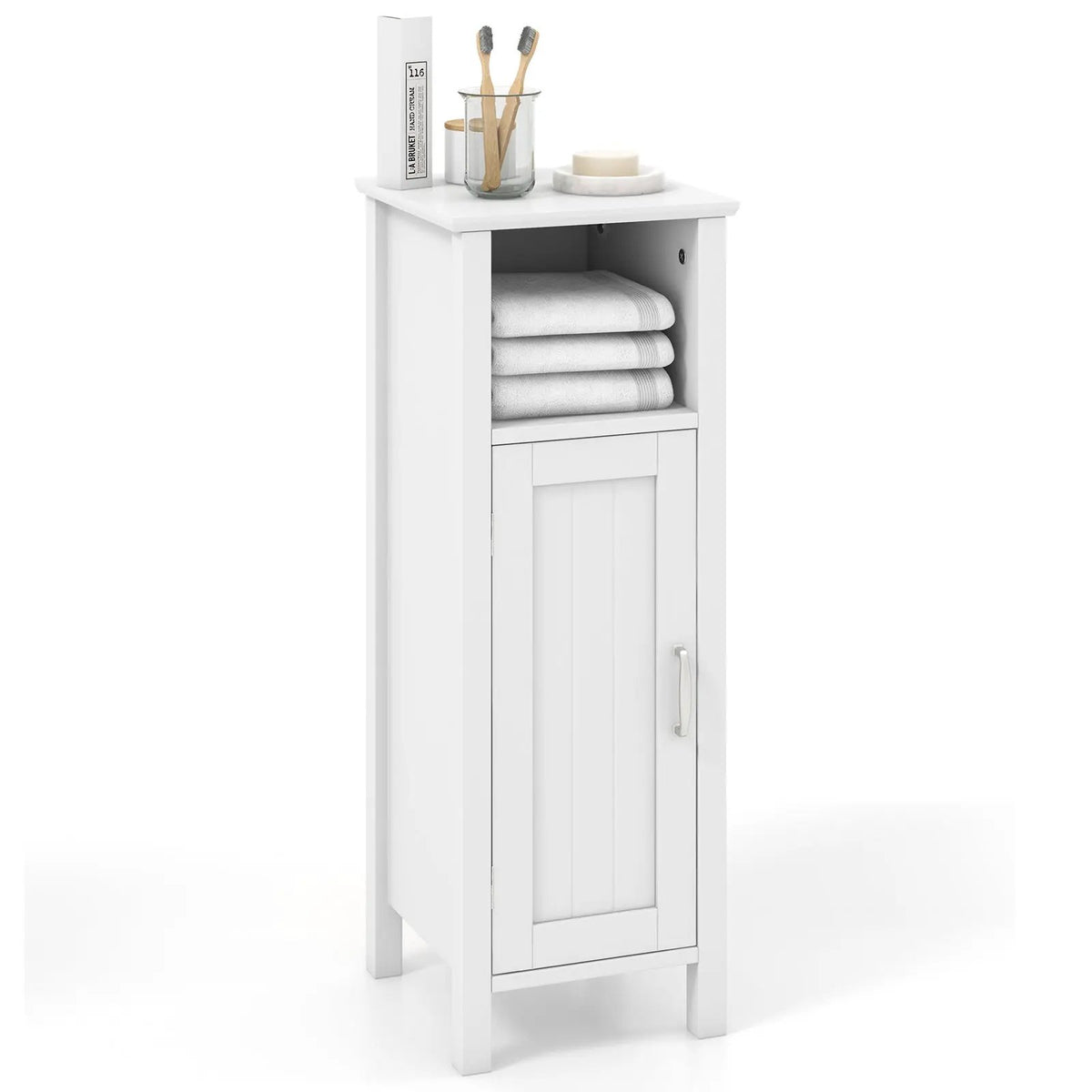 Bathroom Storage Organizer with 2-Tier Cabinet by DirectDeals