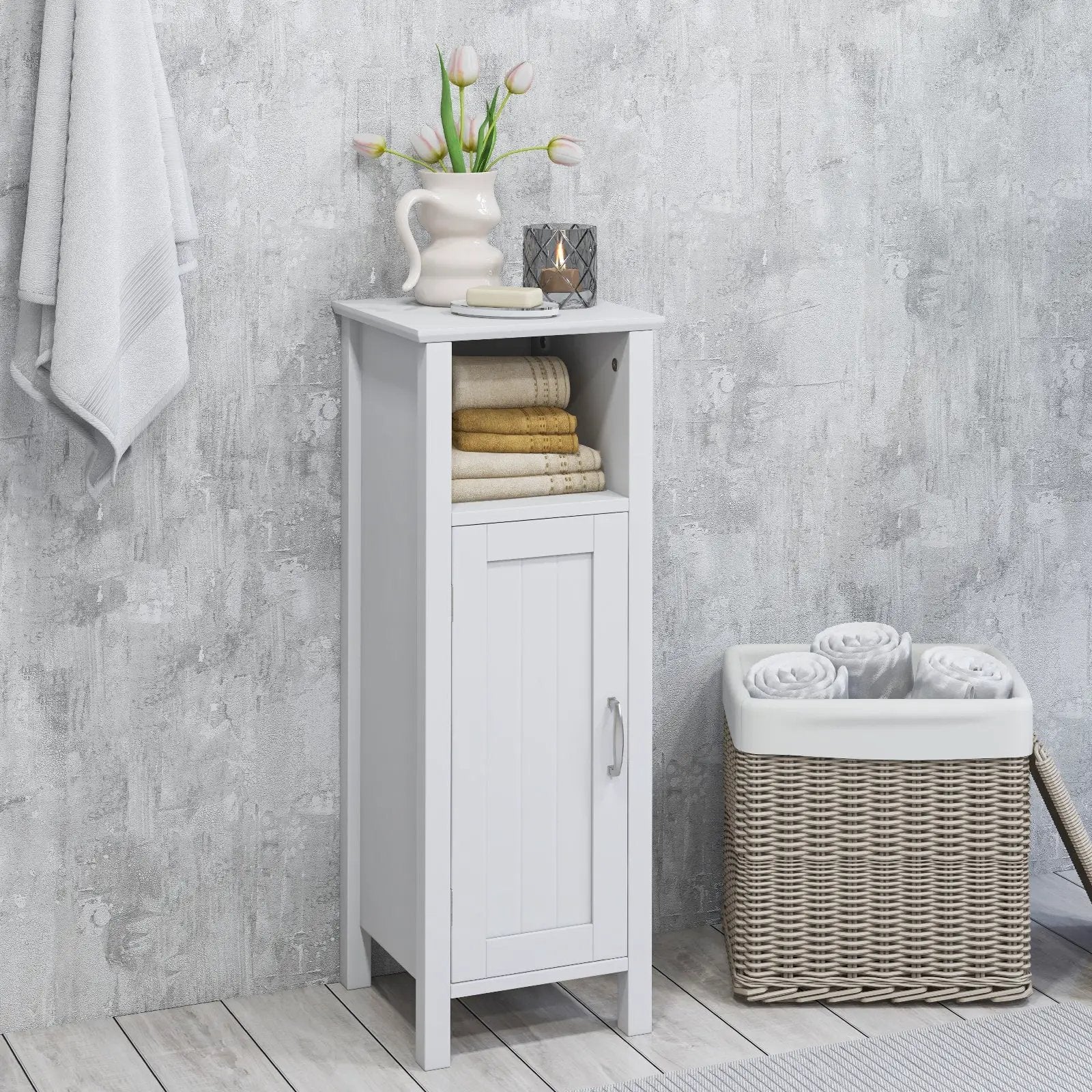 Bathroom Storage Organizer with 2-Tier Cabinet by DirectDeals