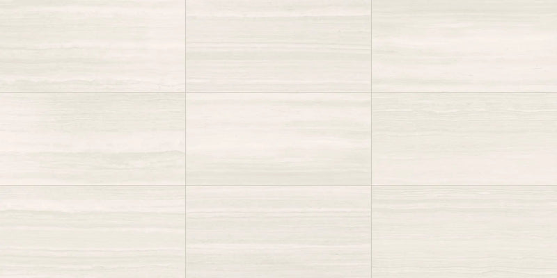 Washington White Mosaic A Travertine Look Porcelain Mosaics 12x12 by landmarkceramics