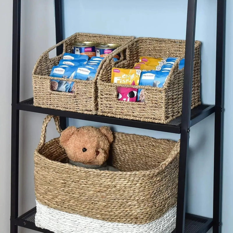 Wicker Baskets - Storage Natural 2 Pack by House Of Avana