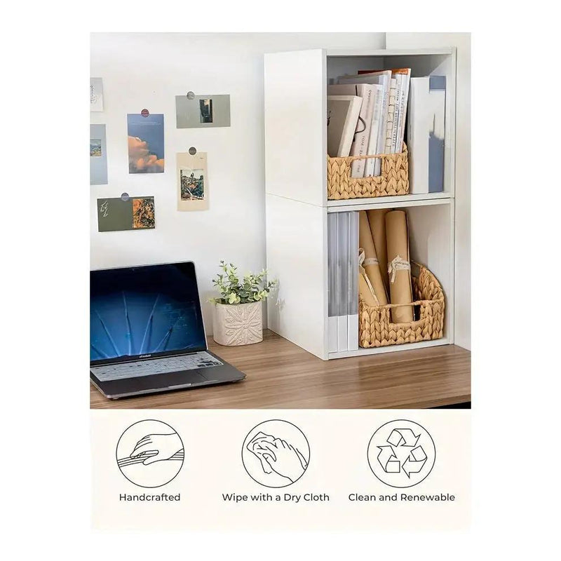 Wicker Baskets - Storage Natural 2 Pack by House Of Avana
