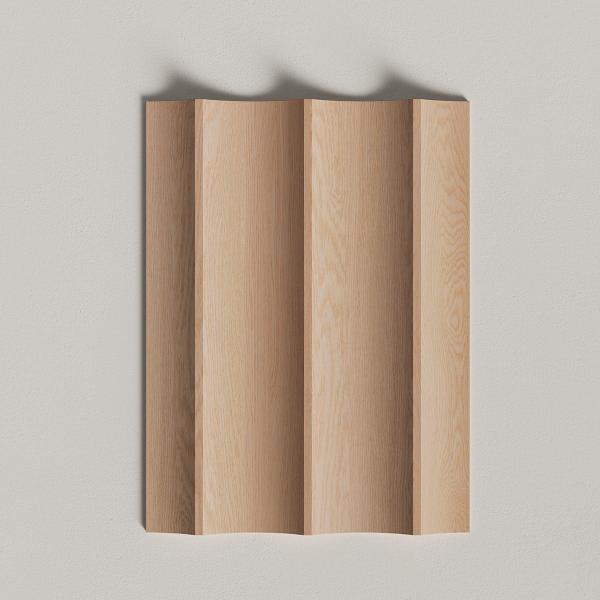 Fluted Wood Panel Samples by andor willow