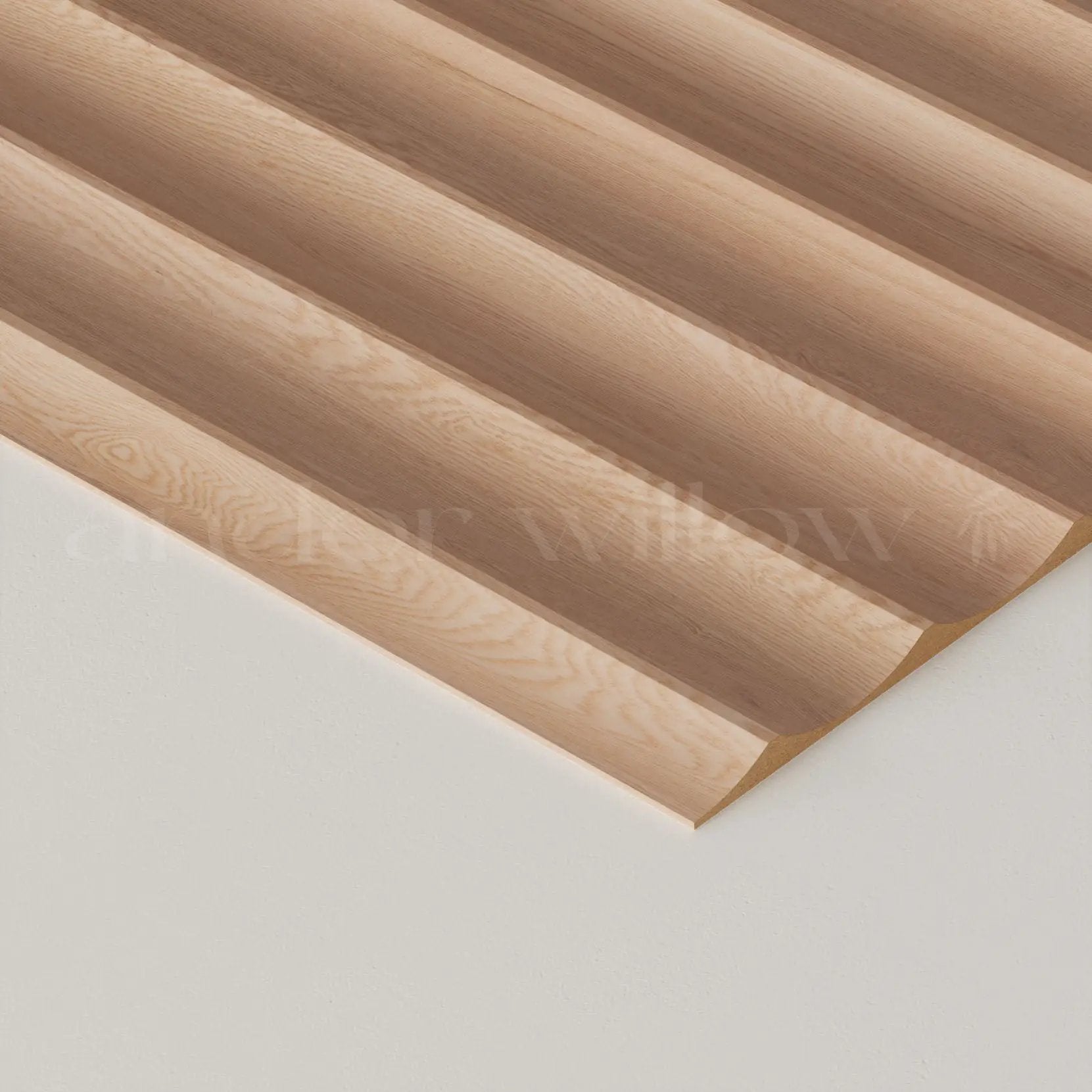 Fluted Wood Panels by andor willow
