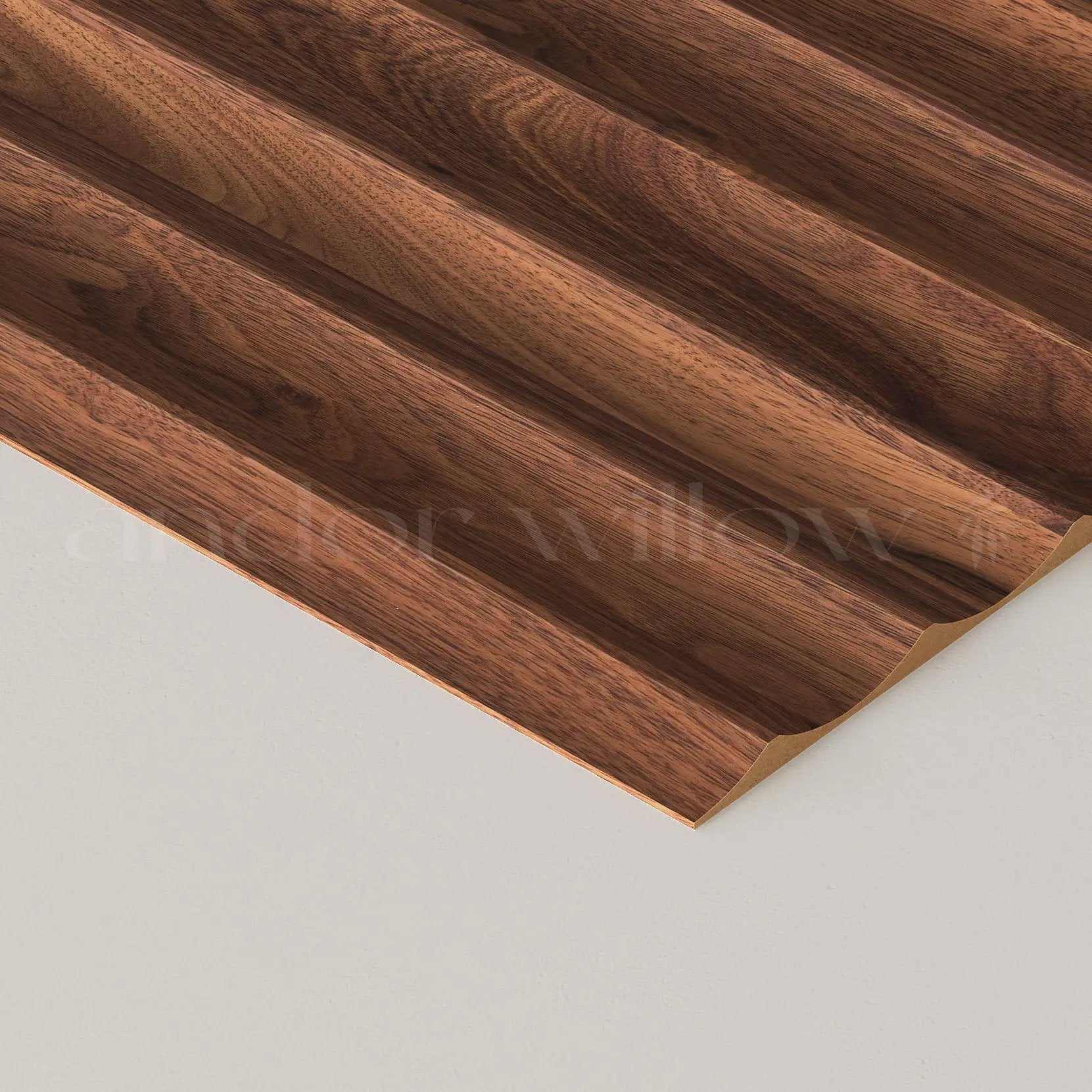 Fluted Wood Panels by andor willow
