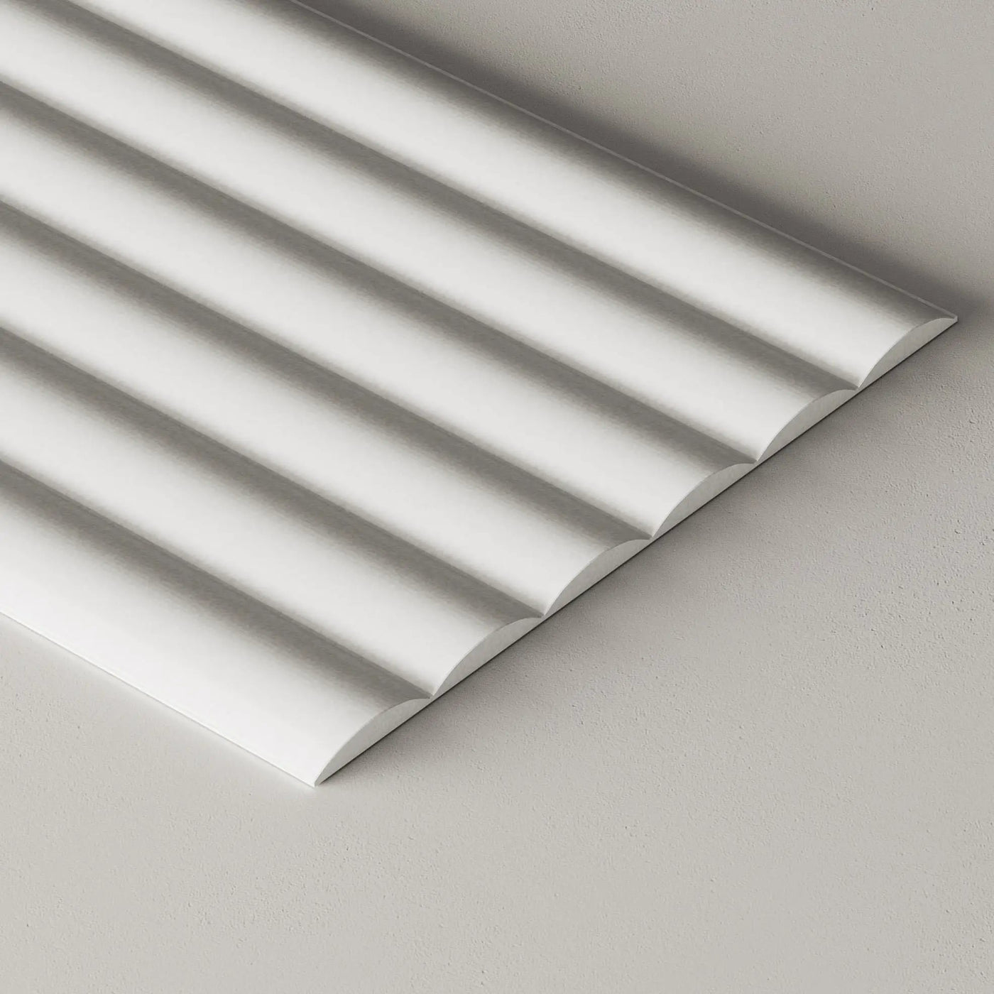 Paintable Wide Ribbed Wall Panels by andor willow
