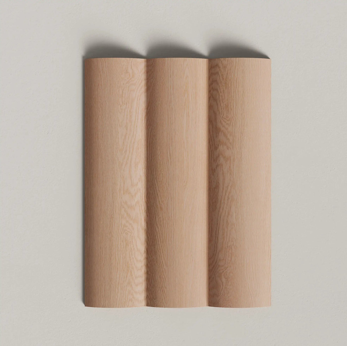 Fluted Wood Panel Samples by andor willow