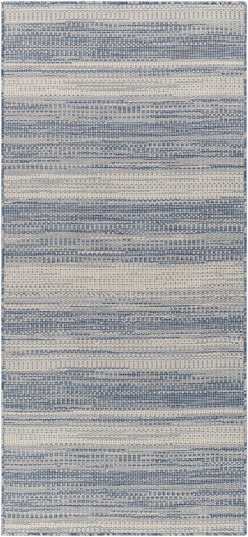 Kris Navy Outdoor Area Rug - Clearance by Boutique Rugs