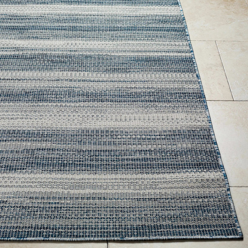 Kris Navy Outdoor Area Rug - Clearance by Boutique Rugs