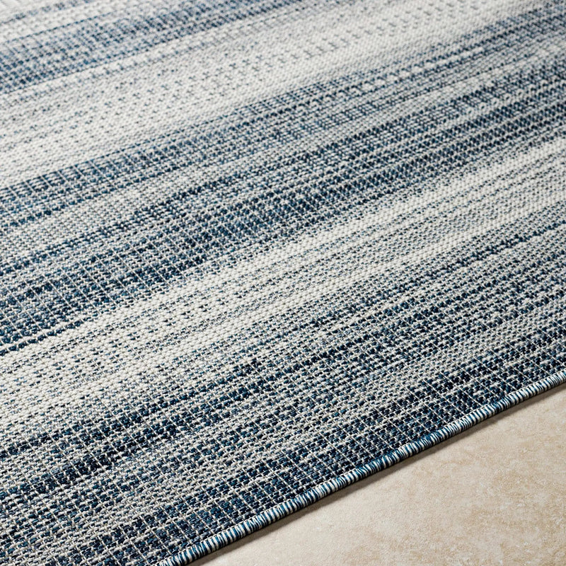 Kris Navy Outdoor Area Rug - Clearance by Boutique Rugs