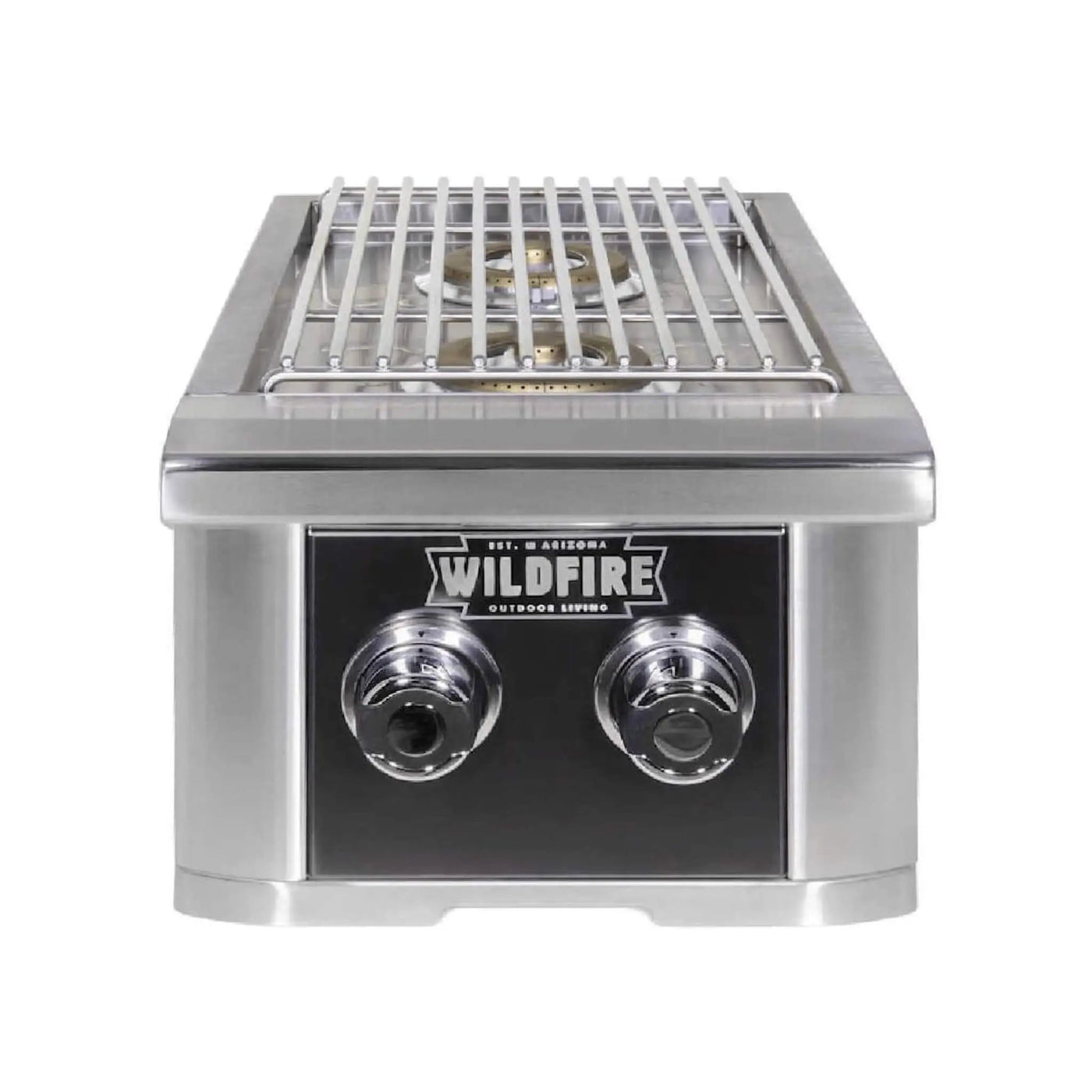 Wildfire Outdoor Living Ranch Pro 14-Inch Stainless Steel Double Side Burner [WFDBLSBRN-BSS/SS] (SAK64352) by SAKSBY WHOLESALE