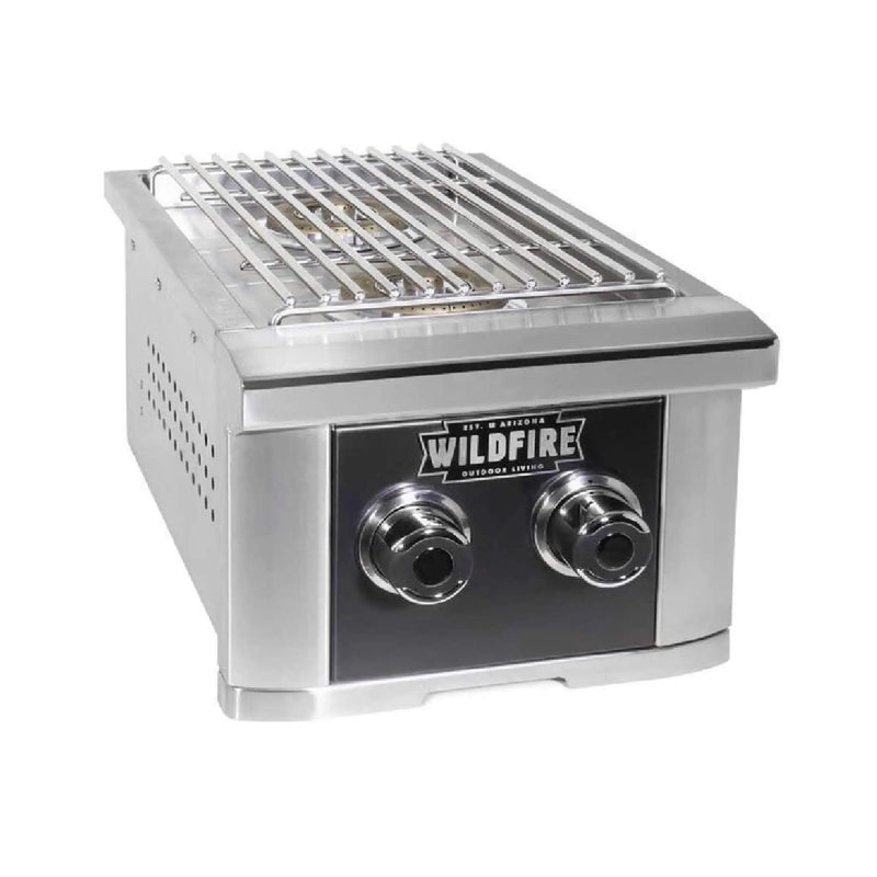Wildfire Outdoor Living Ranch Pro 14-Inch Stainless Steel Double Side Burner [WFDBLSBRN-BSS/SS] (SAK64352) by SAKSBY WHOLESALE
