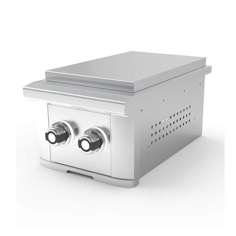 Wildfire Outdoor Living Ranch Pro 14-Inch Stainless Steel Double Side Burner [WFDBLSBRN-BSS/SS] (SAK64352) by SAKSBY WHOLESALE
