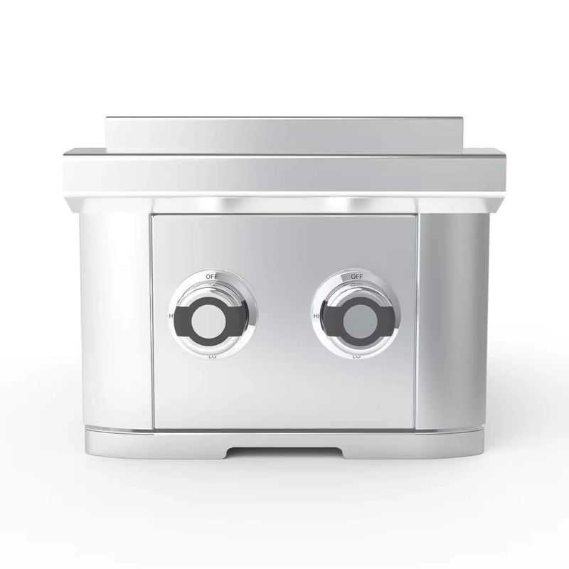 Wildfire Outdoor Living Ranch Pro 14-Inch Stainless Steel Double Side Burner [WFDBLSBRN-BSS/SS] (SAK64352) by SAKSBY WHOLESALE