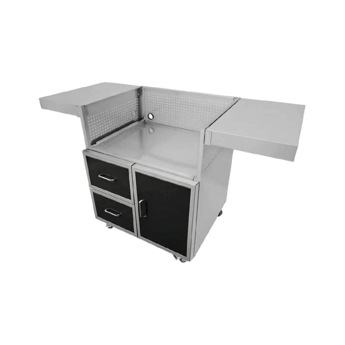 Wildfire Outdoor Living Black Stainless Steel Outdoor Grill Cart (SAK98231) by SAKSBY WHOLESALE