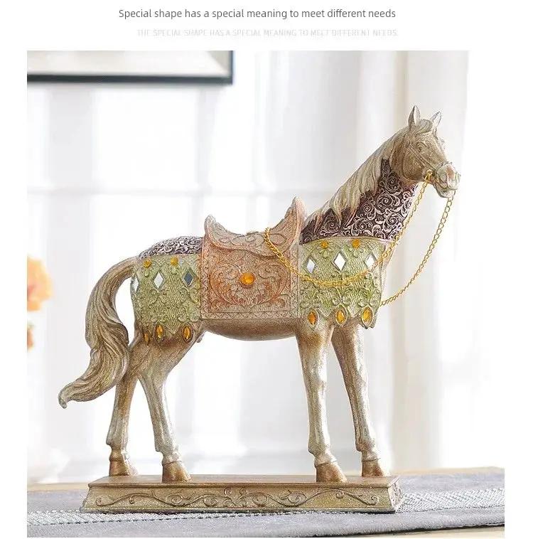 Decorative Horse Wine Bottle Holder Sculpture in Antique Silver by House Of Avana