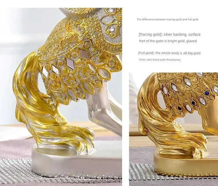 Decorative Horse Wine Bottle Holder Sculpture in Antique Silver by House Of Avana