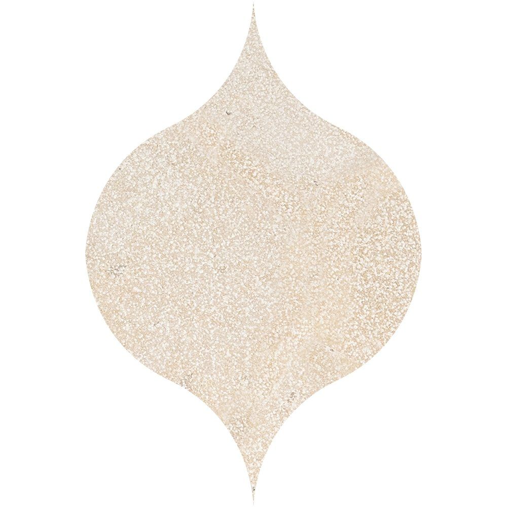 Thala Beige Fine Textured Winter Leaf Limestone Waterjet Mosaics 4 7/8x6 13/16 Limestone Fine Textured 4x8 Waterjet Mosaics