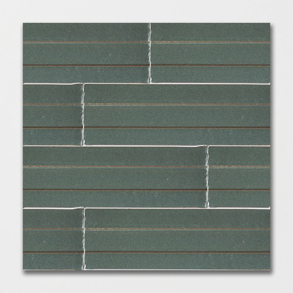 Wintour Grey Strided Ceramic Accent Tiles 2 1/4x7 3/8 Ceramic Strided 2x8 Accent Tiles — 1