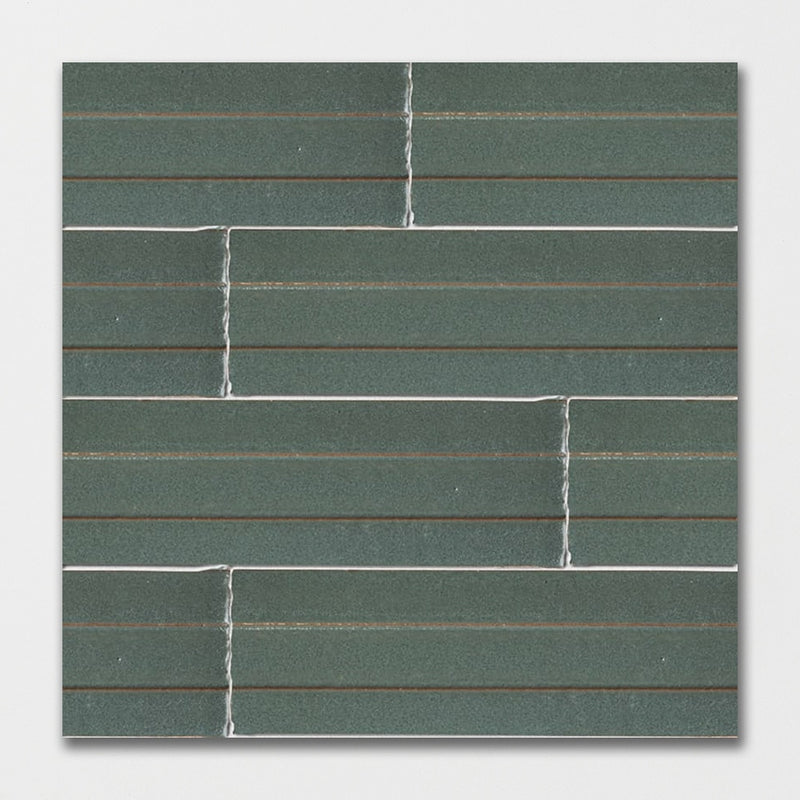 Wintour Grey Strided Ceramic Accent Tiles 2 1/4x7 3/8 Ceramic Strided 2x8 Accent Tiles — 1
