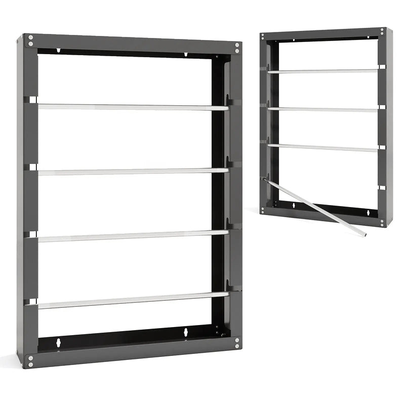 Wire Spool Rack with 4 Rods for Electrical Industrial and Retail Use-Gray by DirectDeals