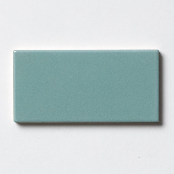 Sage Glossy Subway Ceramic Tiles 3x6