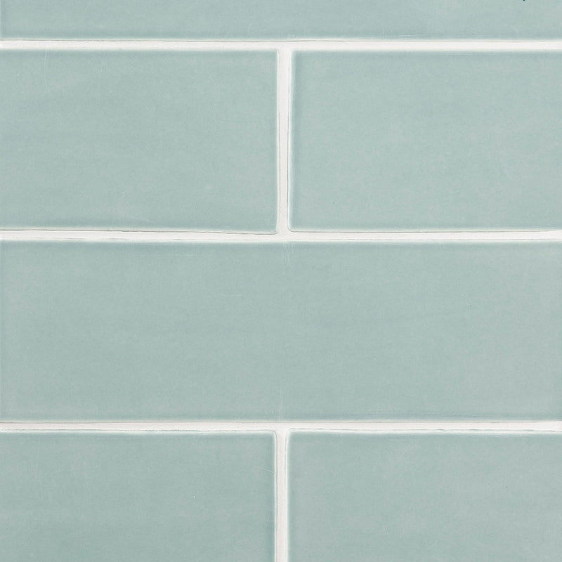 Sage Glossy Subway Ceramic Tiles 4x12 Ceramic Glossy 4x12 Tiles — 2