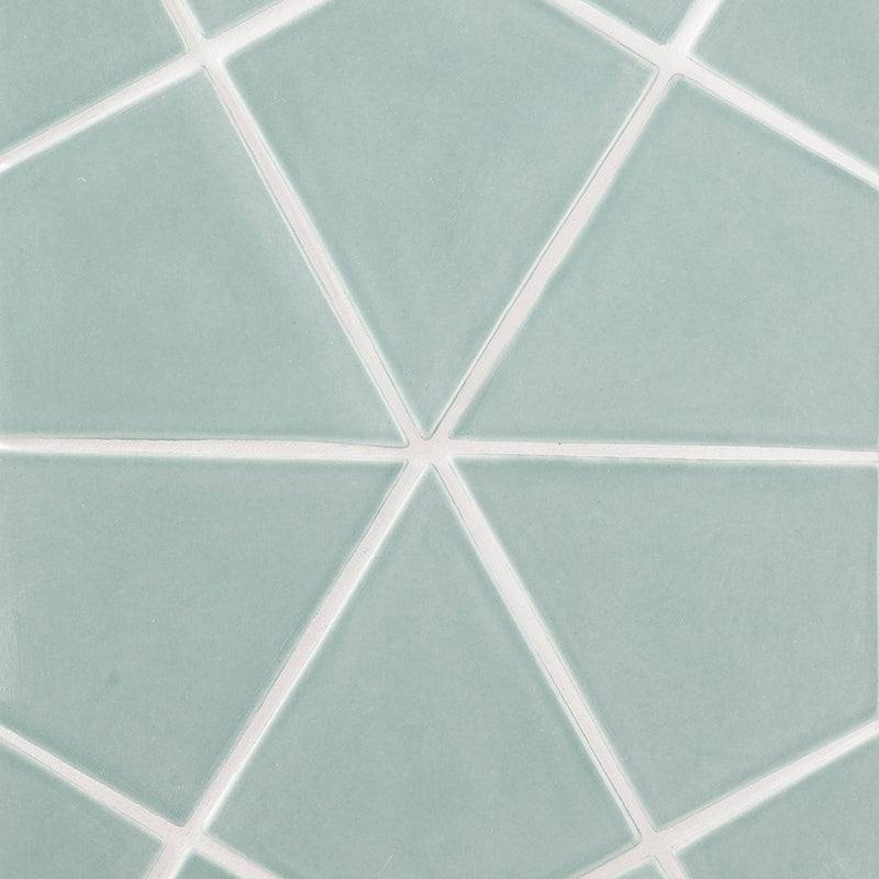 Sage Glossy Diamante Ceramic Tiles 6x6 Ceramic Glossy 6x6 Tiles — 2